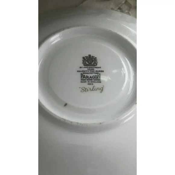 Vintage~NOS with tag Paragon “Stirling” Teacup and Saucer - Picture 6 of 9